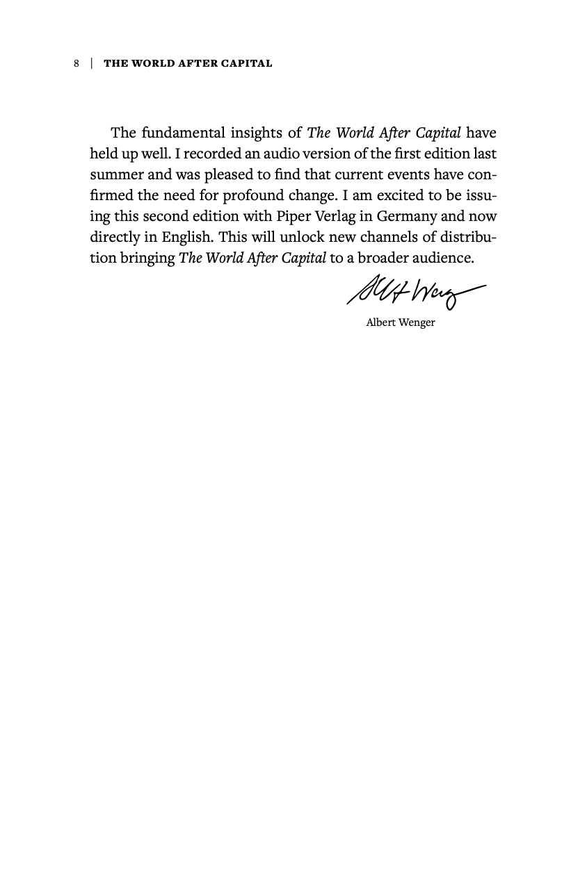The World After Capital, Second Edition (ePub)